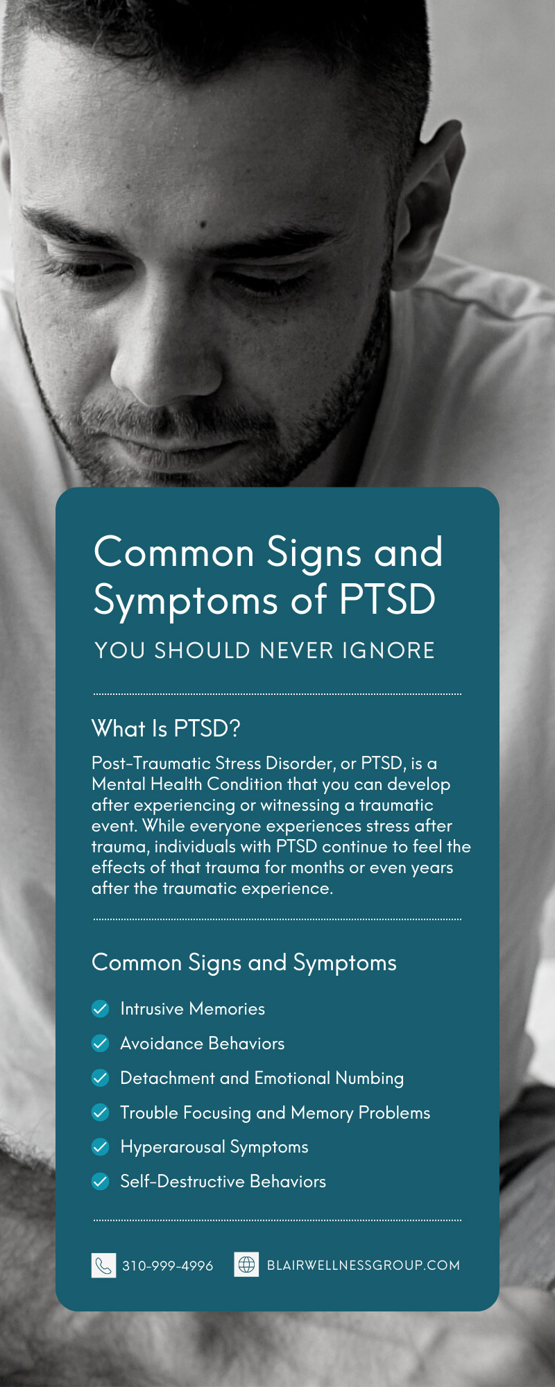 Common Signs and Symptoms of PTSD You Should Never Ignore