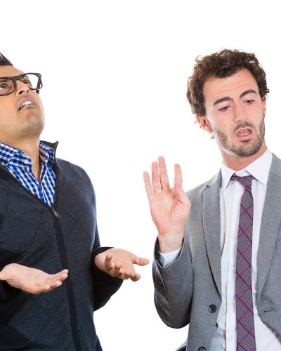 Closeup,Portrait,,Annoyed,Nerd,Man,With,Black,Glasses,By,What